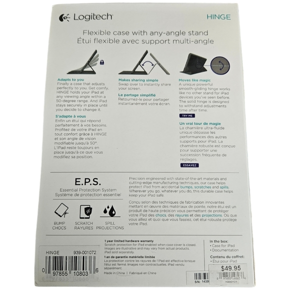 NWT Logitech iPad Mini Tablet Case - Picture 2 of 2